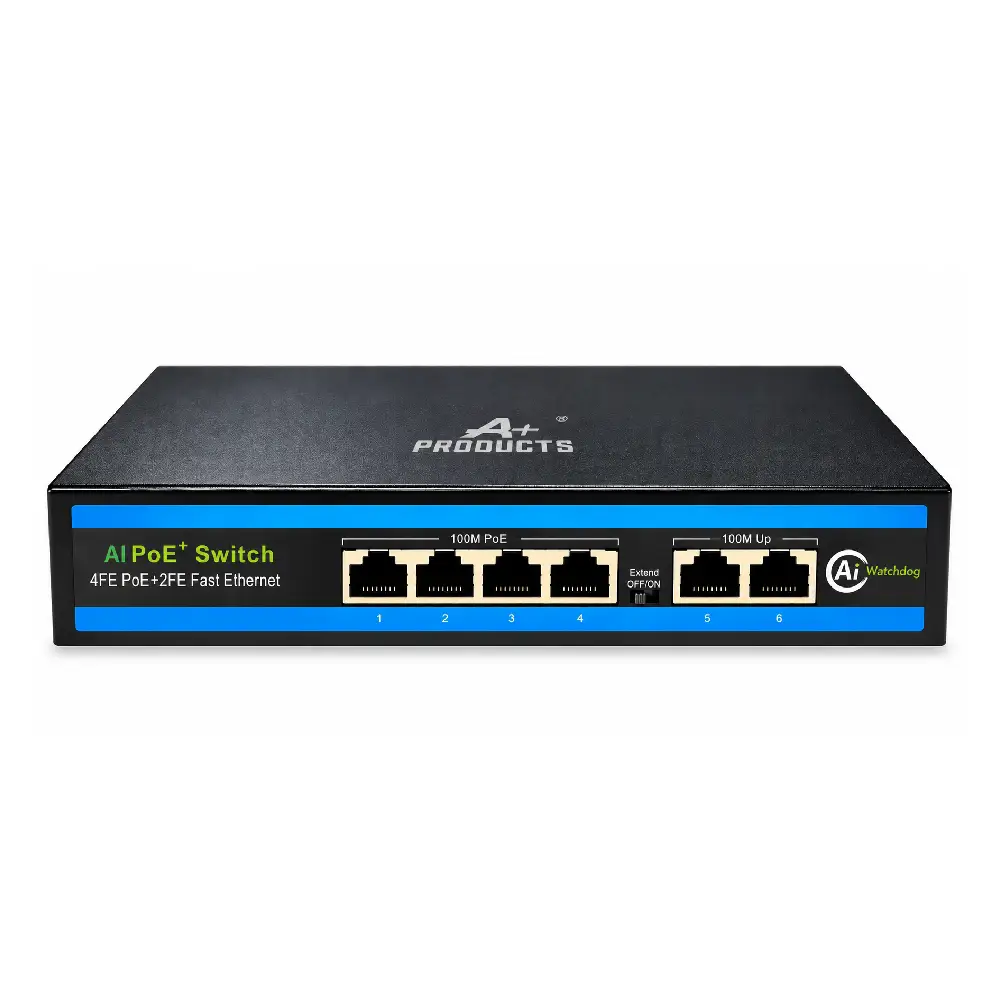 A+ Products Poe Switch 4 Port (4 FE + 2 FE Port) Normal view 2